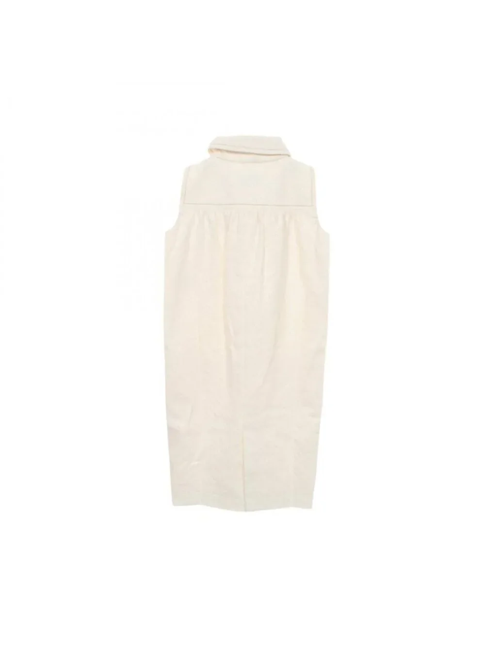Chanel Dress CC Logo Button Cotton